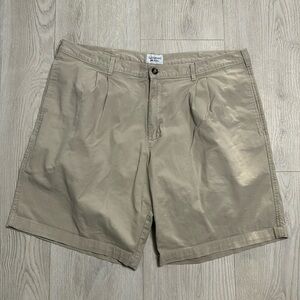 🔥BUNDLESALE Mens 44W Saddlebred big & tall pleated chino shorts